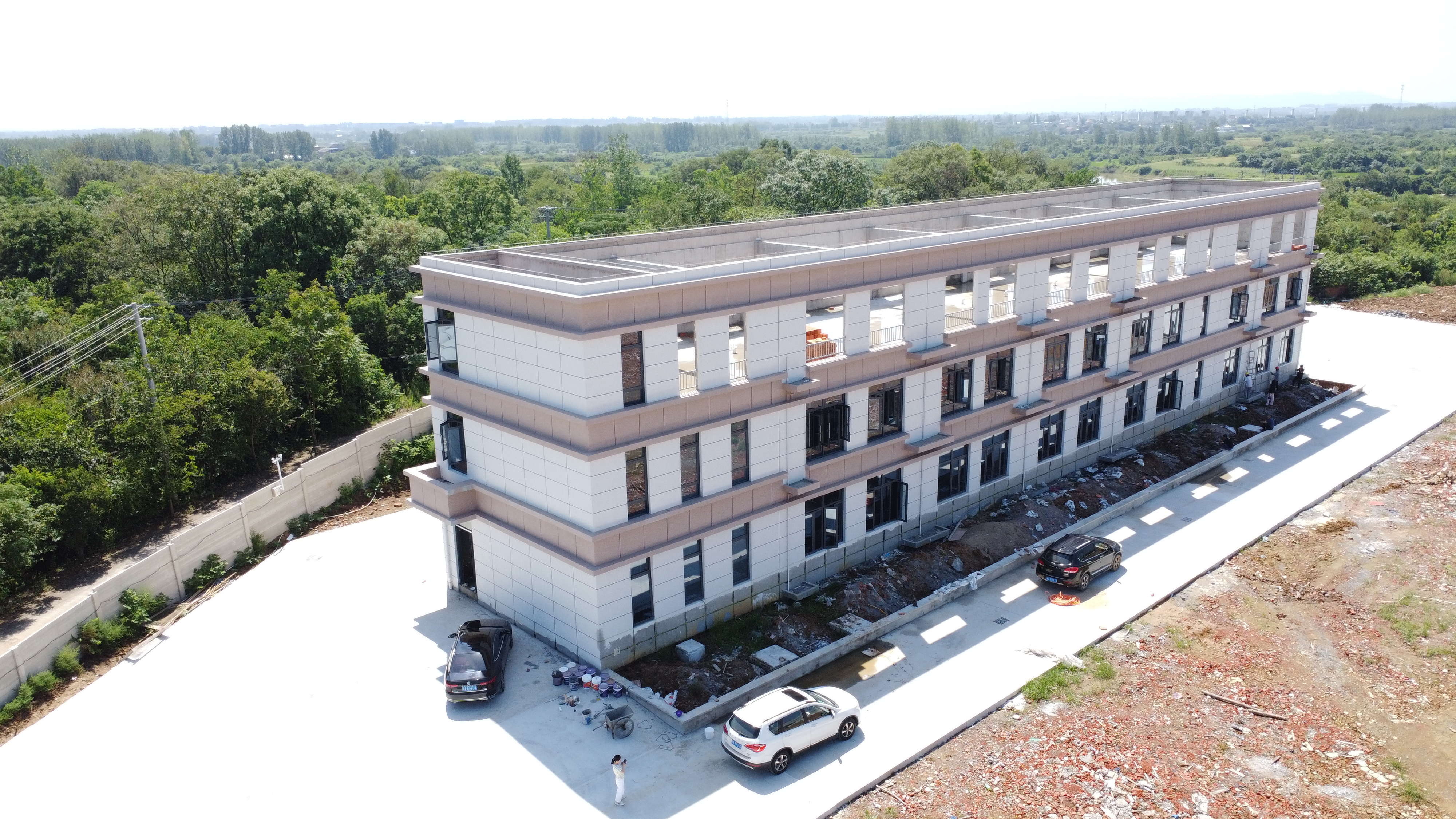 安徽鴻疇節能環保產業發展有限公司辦公樓外墻涂飾工程